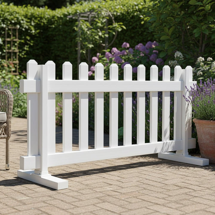 Portable Picket Fence Panel | 6ft x 2ft 8in (183cm x 82cm) - Simple Fencing