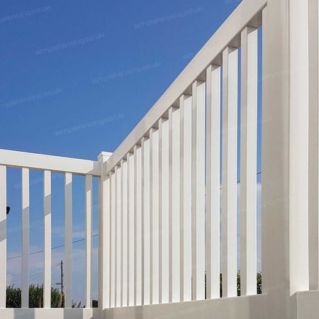 Niagra 8 ft. W x 4 ft. H Pool Fence Panel - Installation | simplefencing.co.uk