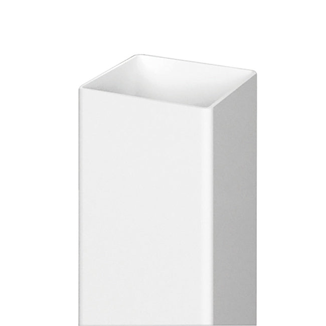 4 in. x 4 in. x 5 ft. L White Vinyl Post for Straight Picket Fence