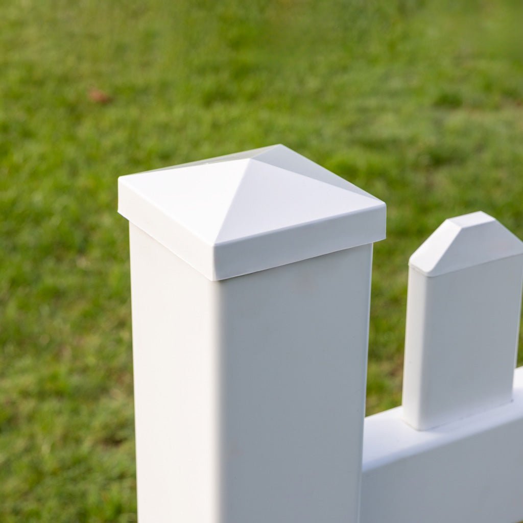 Pvc Posts Entry White PVC Fence Post Caps | 4x4 & 5x5 | Simple Fencing