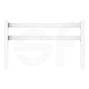 2-Rail 8 ft. W x 3 ft. H Equine Fence Panel (Farm Fence Panel) - Front View by Simple Fencing | simplefencing.co.uk