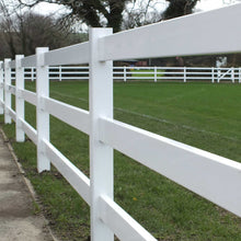 Load image into Gallery viewer, 3-Rail 8 ft. W x 4.5 ft. H Equine Fence Panel (Farm Fence Panel) - Installation | simplefencing.co.uk