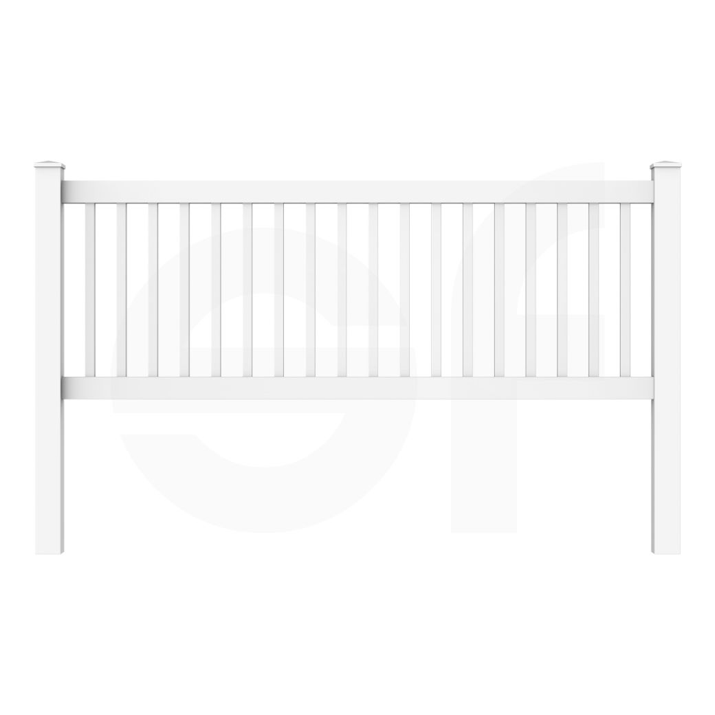 Niagra 8 ft. W x 3 ft. H Pool Fence Panel - Front View by Simple Fencing | simplefencing.co.uk