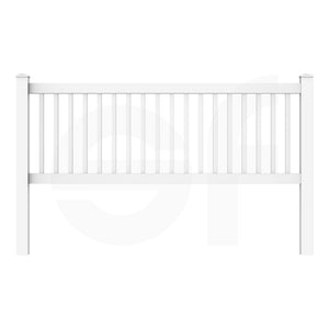 Niagra 8 ft. W x 3 ft. H Pool Fence Panel - Front View by Simple Fencing | simplefencing.co.uk