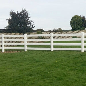 4-Rail 8 ft. W x 5 ft. H Equine Fence Panel (Farm Fence Panel) - Installation | simplefencing.co.uk