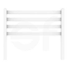 Load image into Gallery viewer, 4-Rail 8 ft. W x 5 ft. H Equine Fence Panel (Farm Fence Panel) - Front View by Simple Fencing | simplefencing.co.uk