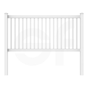 Niagra 8 ft. W x 4 ft. H Pool Fence Panel - Front View by Simple Fencing | simplefencing.co.uk