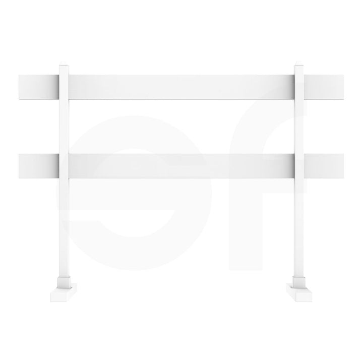 Portable 2 - Rail Fence Panel | 6ft x 4ft (183cm x 122cm) - Simple Fencing
