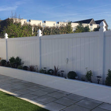Load image into Gallery viewer, Cascade 8 ft. W x 6 ft. H White Vinyl Privacy Fence Panel - Installation | simplefencing.co.uk