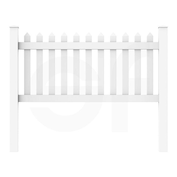Classic Straight Top Picket Fence Panel | 6ft x 3ft (183cm x 91cm) - Simple Fencing