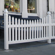 Load image into Gallery viewer, Scalloped 6 ft. W x 3 ft. H Picket Fence Panel - Installation 2 | simplefencing.co.uk