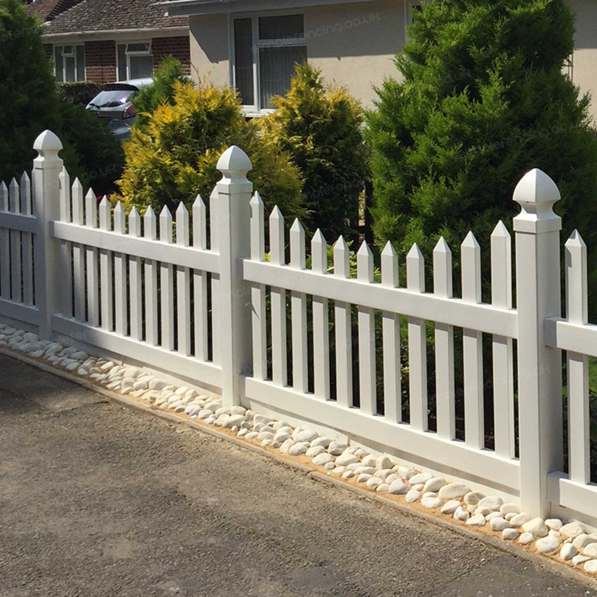 Classic Scalloped Picket Fence Panel | 6ft x 3ft (183cm x 91cm) - Simple Fencing