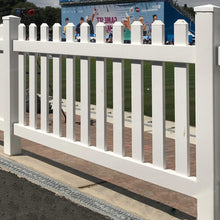 Load image into Gallery viewer, Straight 6 ft. W x 2.5 ft. H Picket Fence Panel - Installation 9 | simplefencing.co.uk