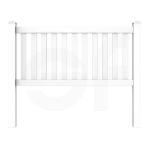 Terrace 6 ft. W x 4 ft. H Pool Fence Panel - Front View by Simple Fencing | simplefencing.co.uk